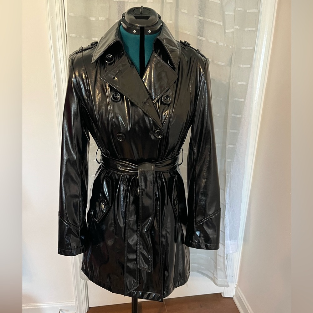 Via Spiga Black Rain Jacket